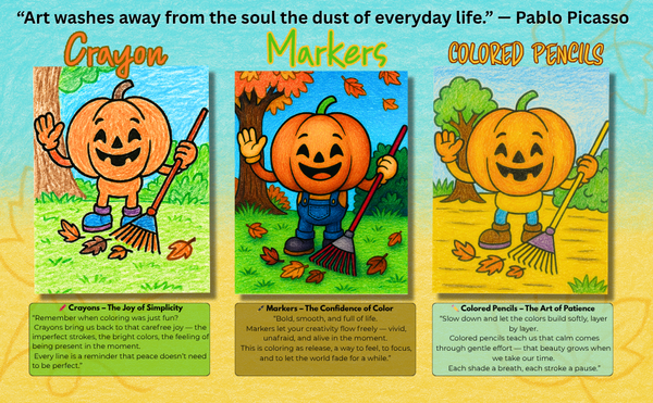 Fall Pumpkin Coloring Book For Toddlers