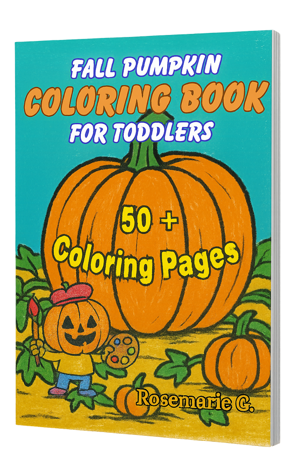 Fall Pumpkin Coloring Book For Toddlers