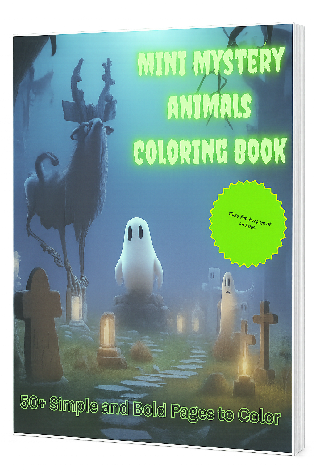 Mini Mystery Animals Coloring Book
