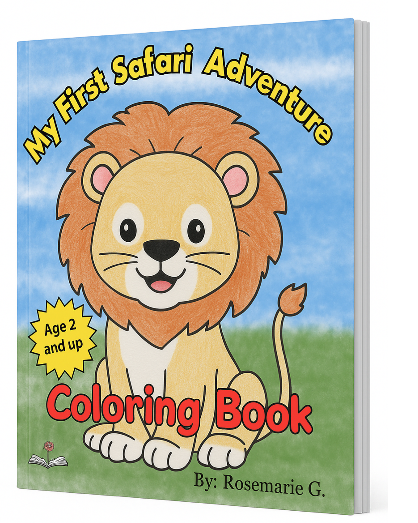My First Safari Adventure - Friendly Wild Animals with Easy-to-Color Pages