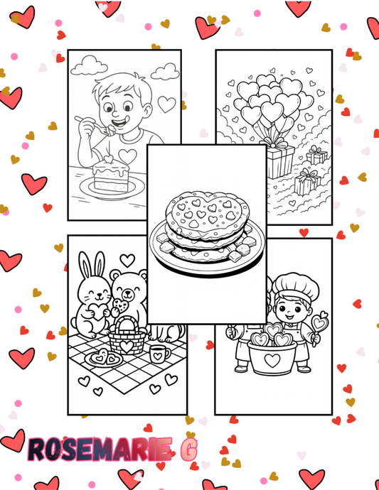 Valentines Youth Coloring