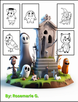 Mini Mystery Animals Coloring Book