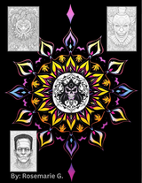 Evil Mandalas Coloring Book — Adult Halloween Mandala Coloring Book for Stress Relief