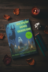 Mini Mystery Animals Coloring Book lifestyle Pinterest image