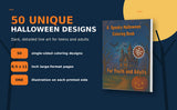 [BRB Spooky Proof 7] Overview of the verified 50-design single-sided 8.5 by 11 inch format.